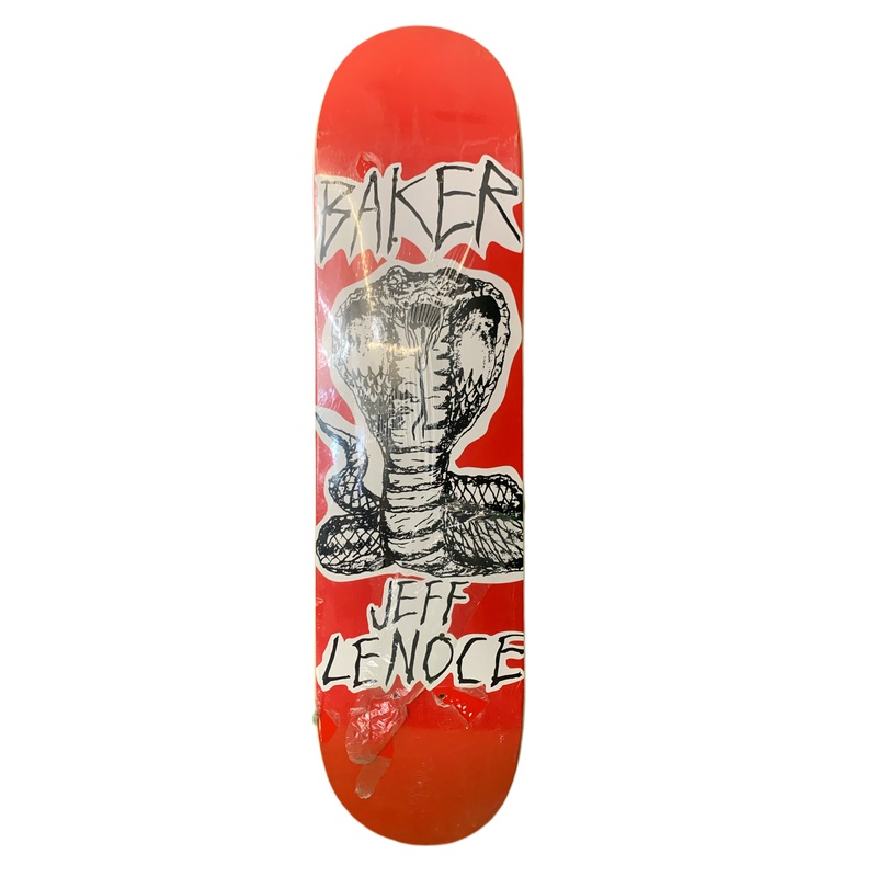 Baker Jeff Lenoce Cobra Red/Black 7.75″ Classic Skateboard Deck