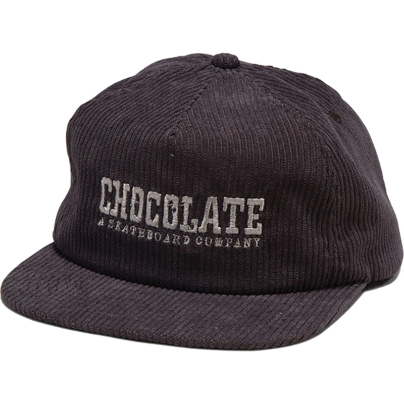 CHOC WESTERN CORD 5 PANEL HAT ADJ BROWN
