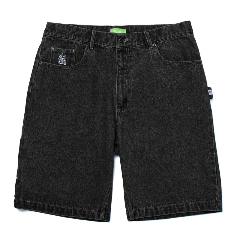 HUF WORKMAN SHORTS BLACK DENIM 30