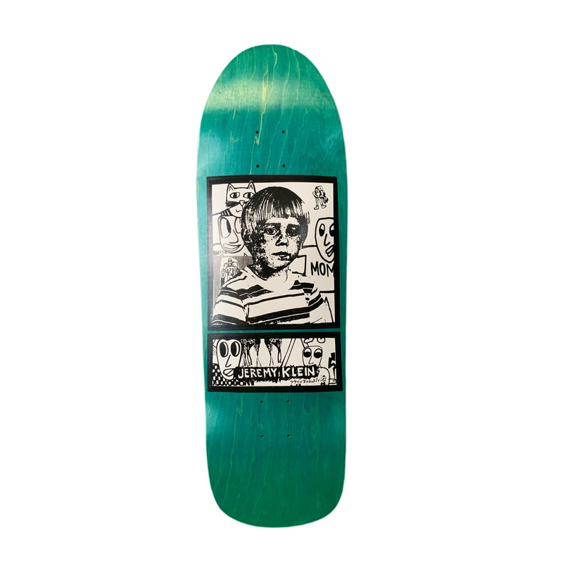 JK Industries Jeremy Klein Portrait 9.75″ Shaped Classic Skateboard Deck