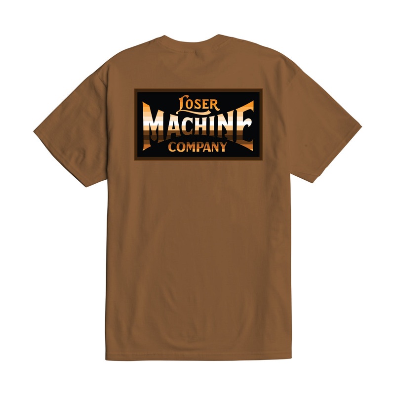 LOSER MACHINE DESERT SUNSET TEE BROWN SUGAR MEDIUM