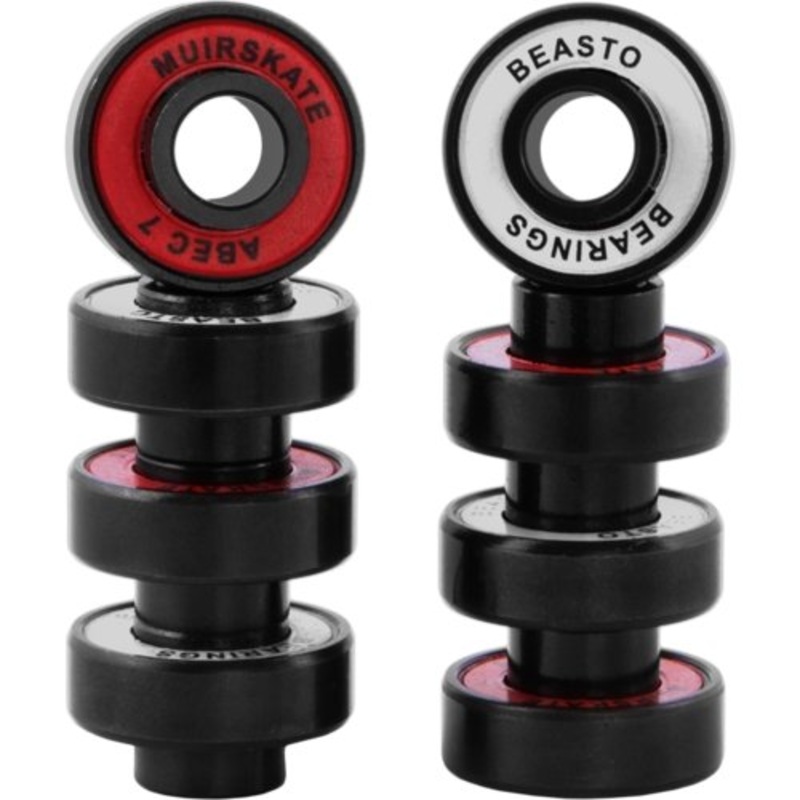MuirSkate: Beasto Built-In Spacer Bearings Built-In! Steel 8mm
