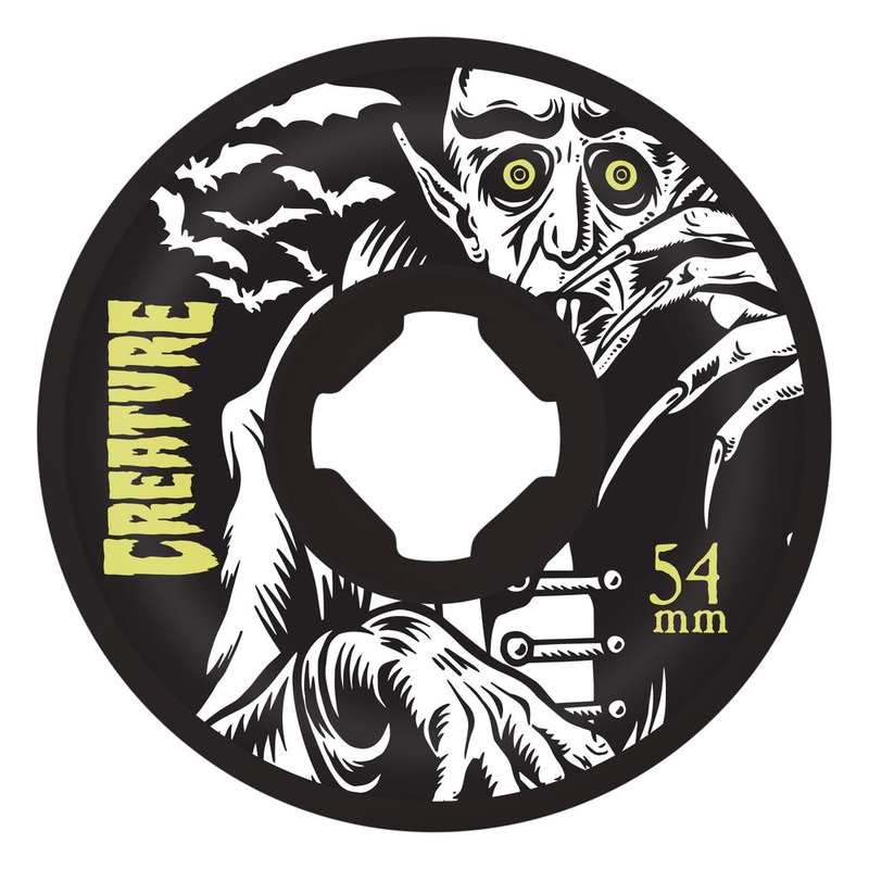 OJ WHEELS X CREATURE COFFIN BOX BLOODSUCKERS 97A BLACK (54MM) 54MM