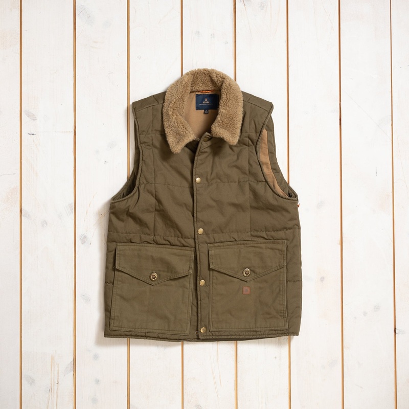 ROARK LIVINGSTON VEST DARK BROWN MEDIUM