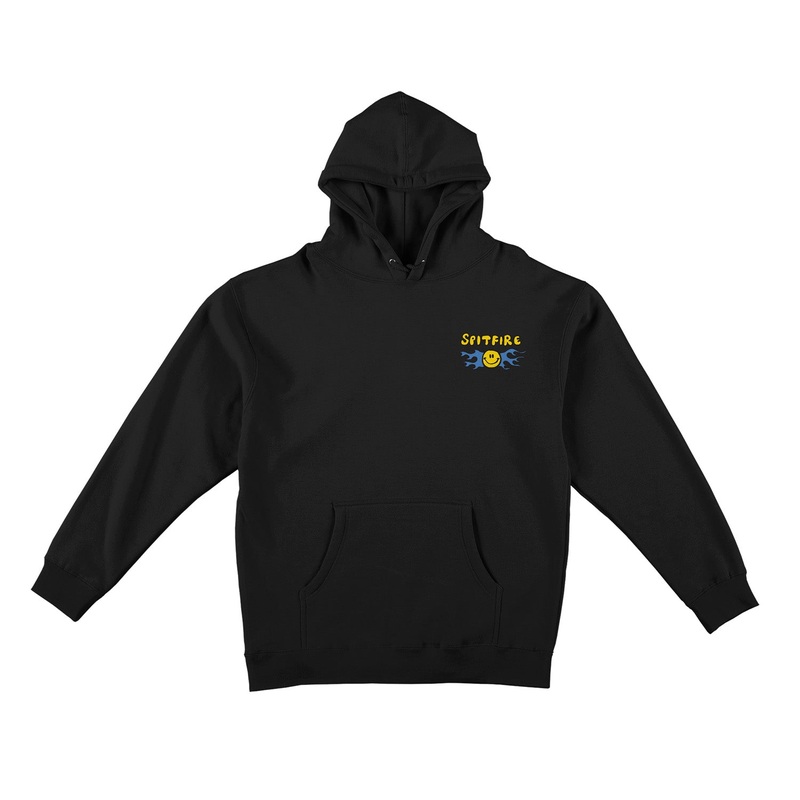 Spitfire Happy Classic Hooded Sweatshirt S Black