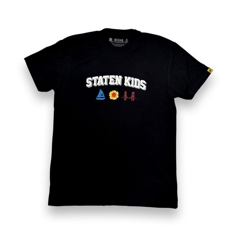 Staten Kids T Shirt – Black – Voyage – Kids XS