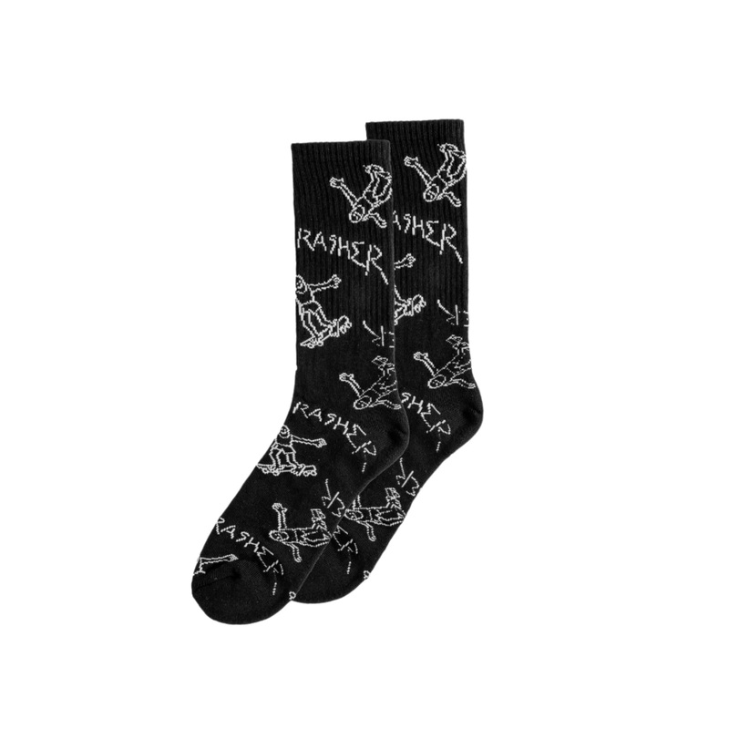 Thrasher Magazine – Gonz Socks Navy / Grey