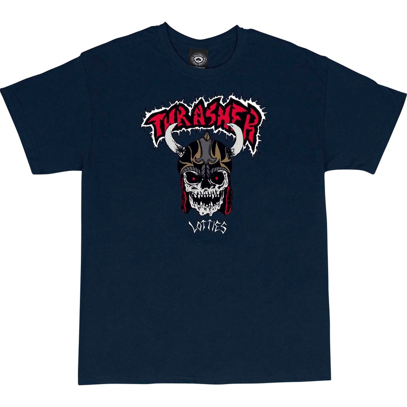 Thrasher Magazine Lotties T-Shirt – Navy S Navy