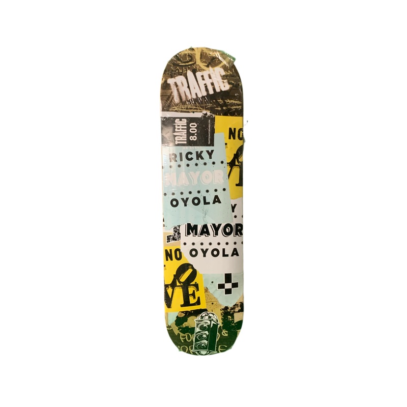 Traffic Ricky Oyola Mayor 8″ Classic Skateboard Deck