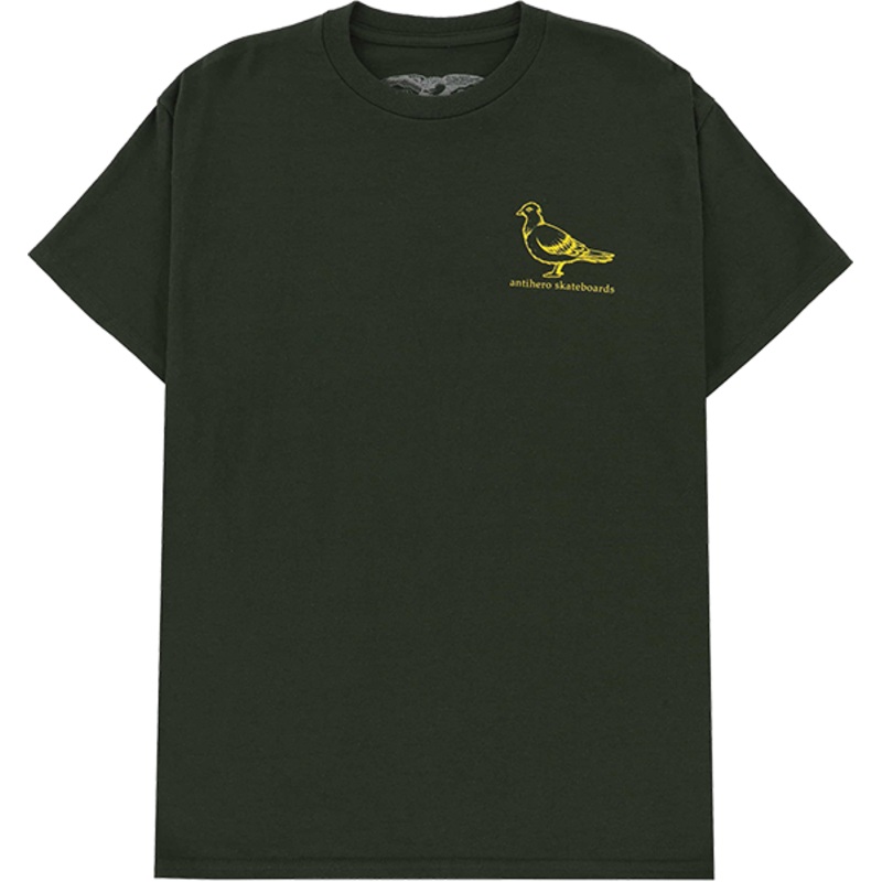 AH BASIC PIGEON SS FOREST GREEN/YEL S