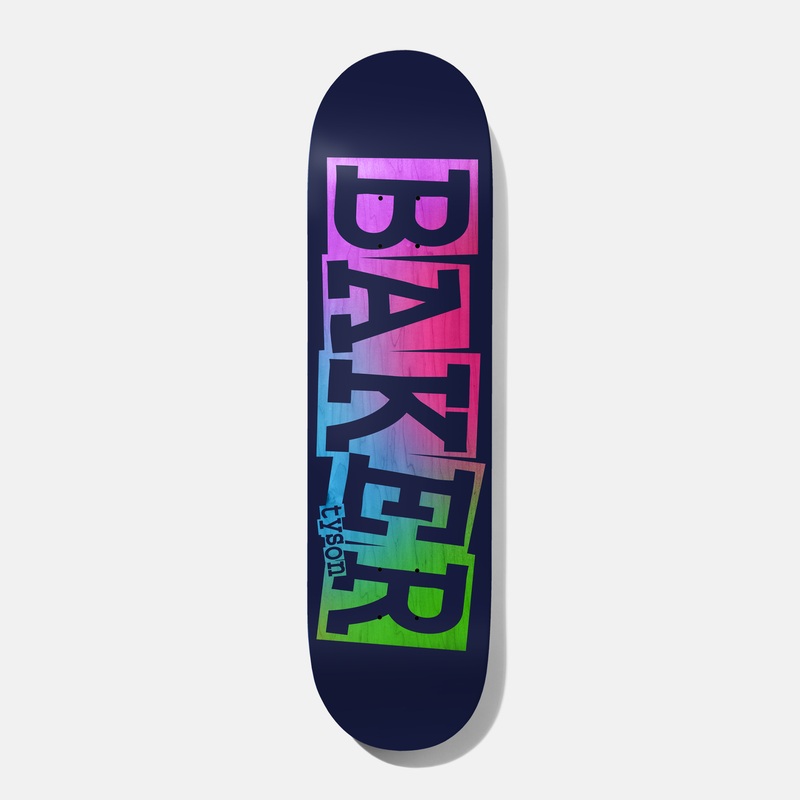 BAKER DECK – TYSON RIBBON NAVY RAINBOW (8.25″) 8.25″