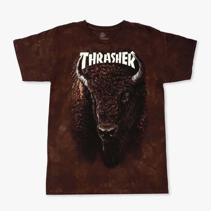 Bison Tee (Brown) SMALL