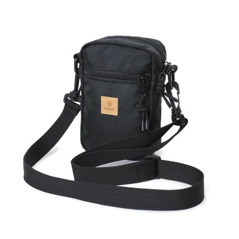 BRIXTON MAIN LABEL HIP PACK – BLACK