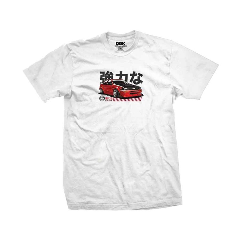 DGK TWIN CAM TEE WHITE MEDIUM