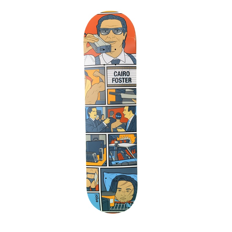 Enjoi Cairo Foster Movie Night Series 7.7″ Classic Skateboard Deck