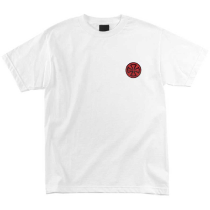 INDEPENDENT T-SHIRT TARGET WHITE MED