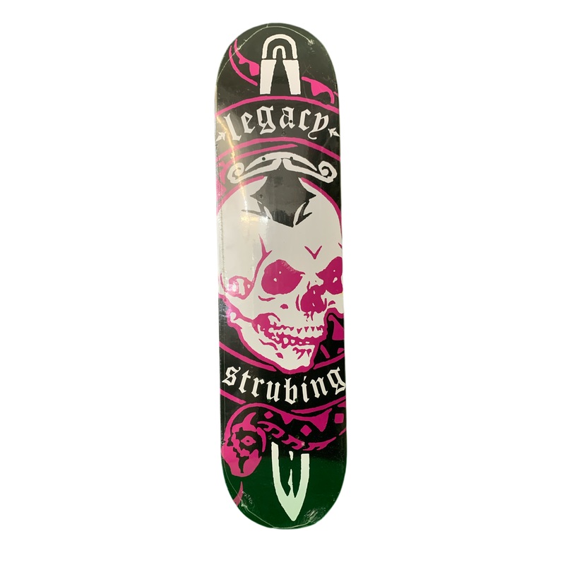 Legacy Justin Strubing Skull 7.5″ Classic Skateboard Deck