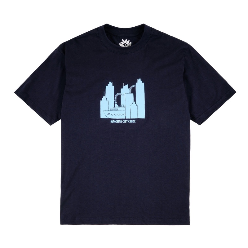 MAGENTA CRUISE TEE NAVY MEDIUM