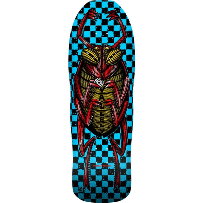 POWELL PERALTA RE-ISSUE DECK VALLELY BUG BLUE RED FOIL (10″) 10″