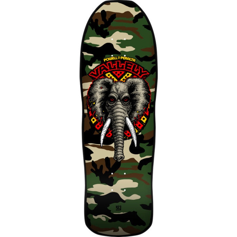 POWELL PERALTA RE-ISSUE DECK VALLELY ELEPHANT 9 CAMO (10″) 10″
