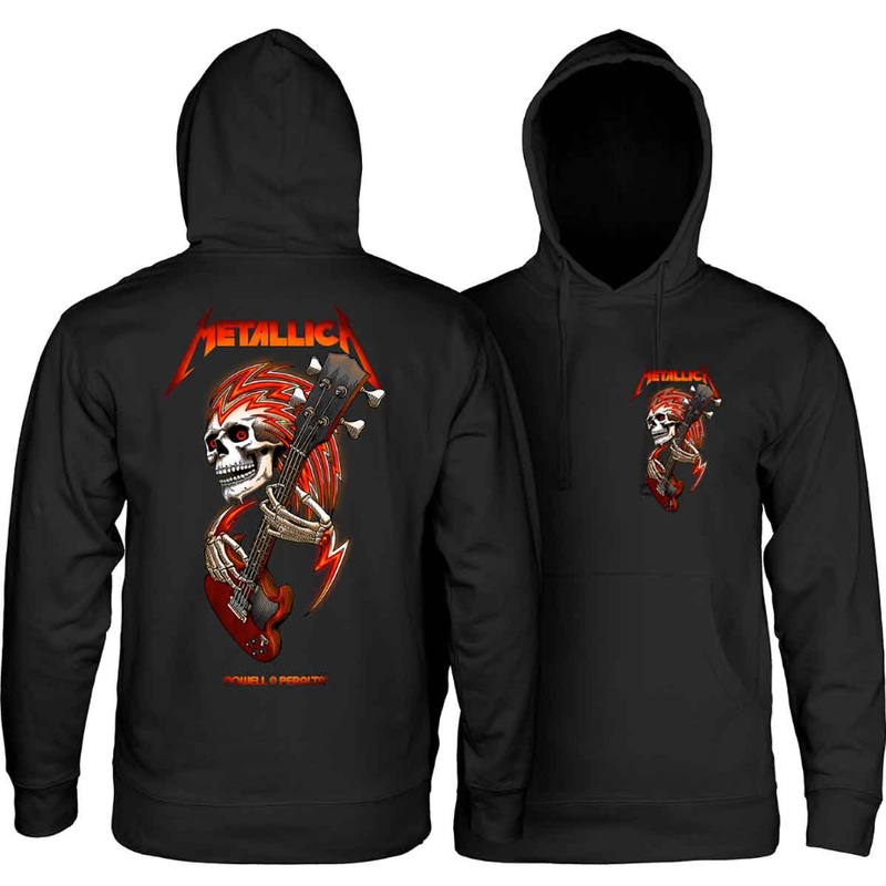 POWELL PERALTA X METALLICA COLLAB OG METALLICA HOODY BLACK MEDIUM