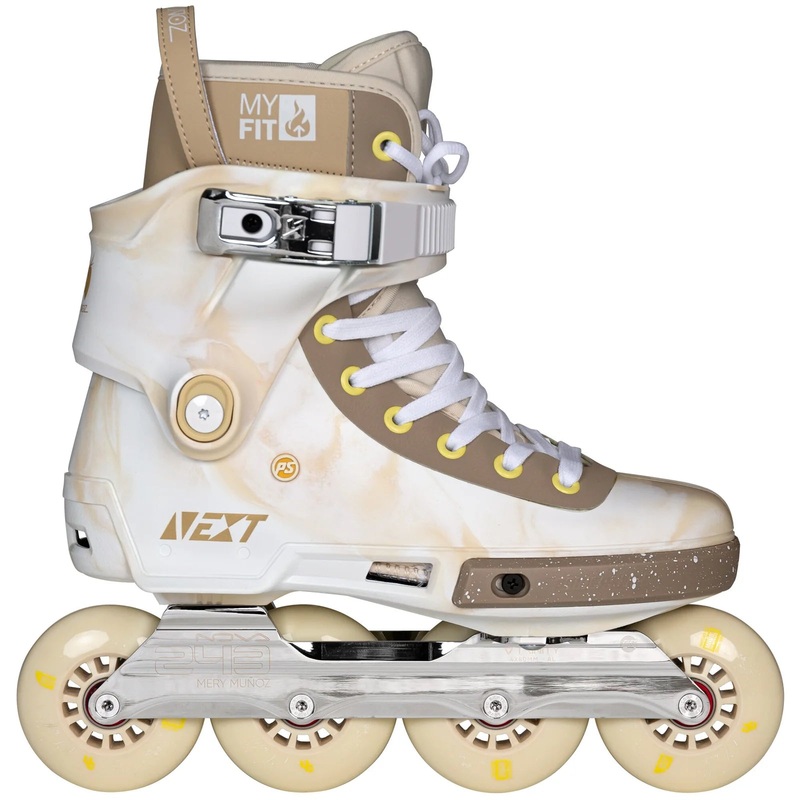 Powerslide Next Mery Munoz Pro 80 Aggressive Inline Skates Complete – Sand 5-5.5