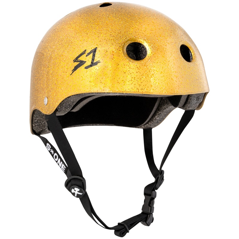 S1 Lifer Helmet – Gold Gloss Glitter X-Small (20.5″) Gold