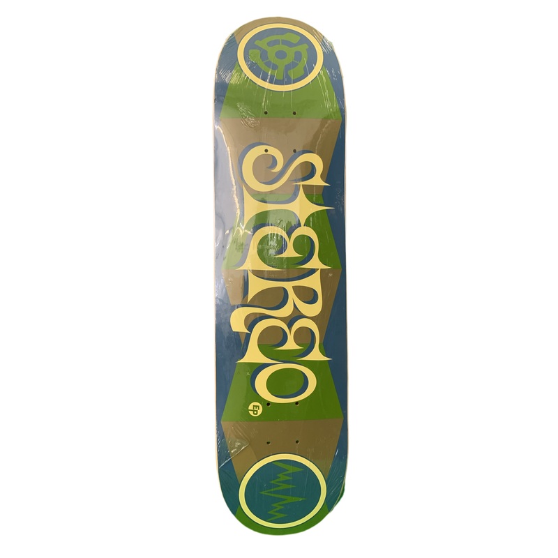 Stereo Block Logo Multi 7.75″ Classic Skateboard Deck
