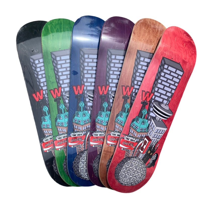 THE DRIVE SKATE SHOP LANDMARKS DECK (8″/8.25″/8.375″/8.5″/9″) 8″