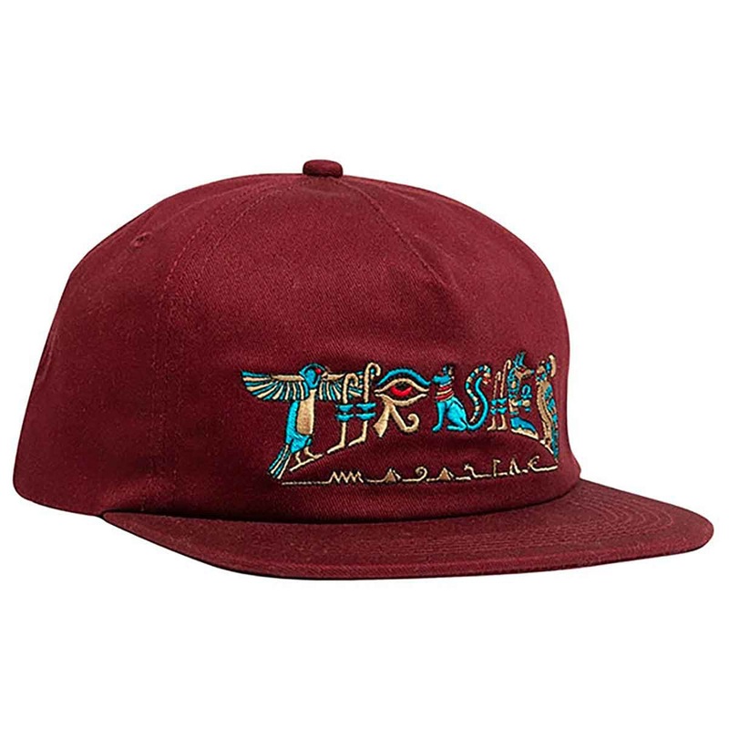 THRASHER HIEROGLYPHIC SNAPBACK MAROON MAROON