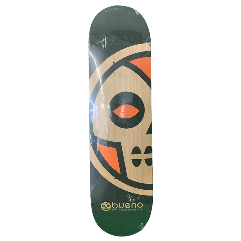 Bueno Green Team Logo 8.75 Classic Skateboard Deck
