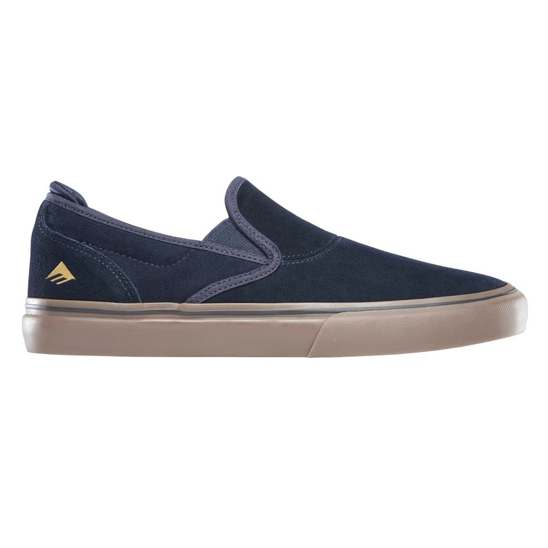 Emerica Shoes Wino G6 Slip-On – Navy/Gum 5 Navy