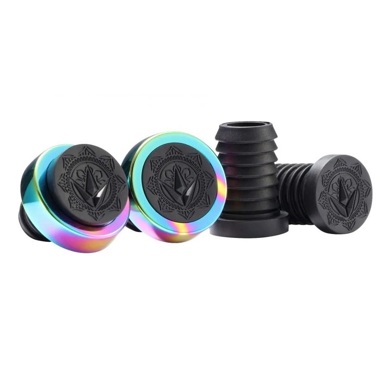 Envy Halo Bar Ends – Oil Slick (Pair)