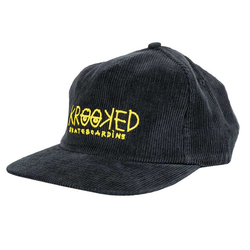 KROOKED EYES SNAPBACK BLACK/YELLOW
