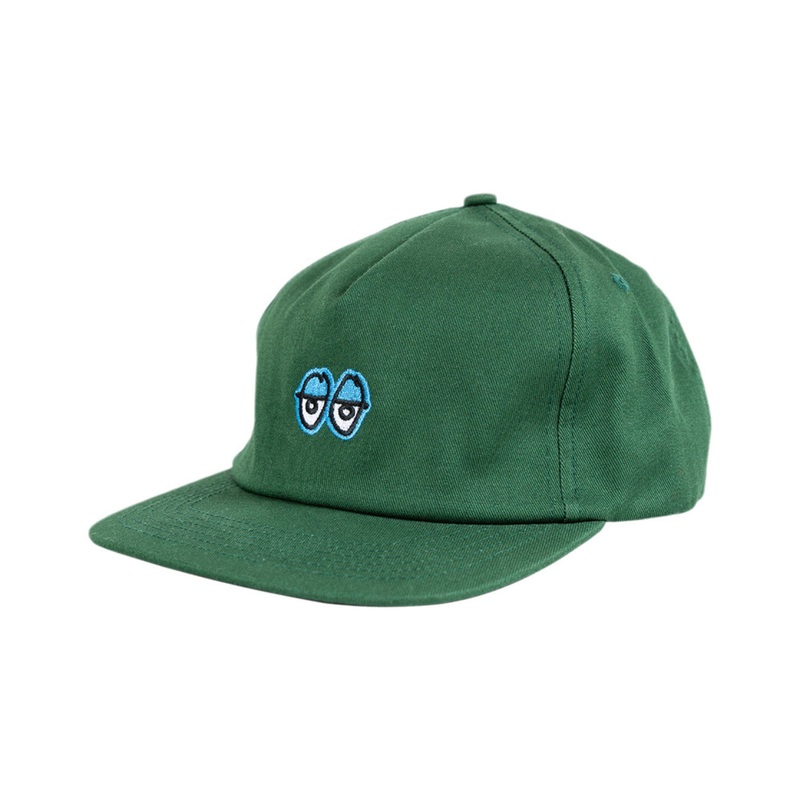 KROOKED EYES SNAPBACK HAT GREEN