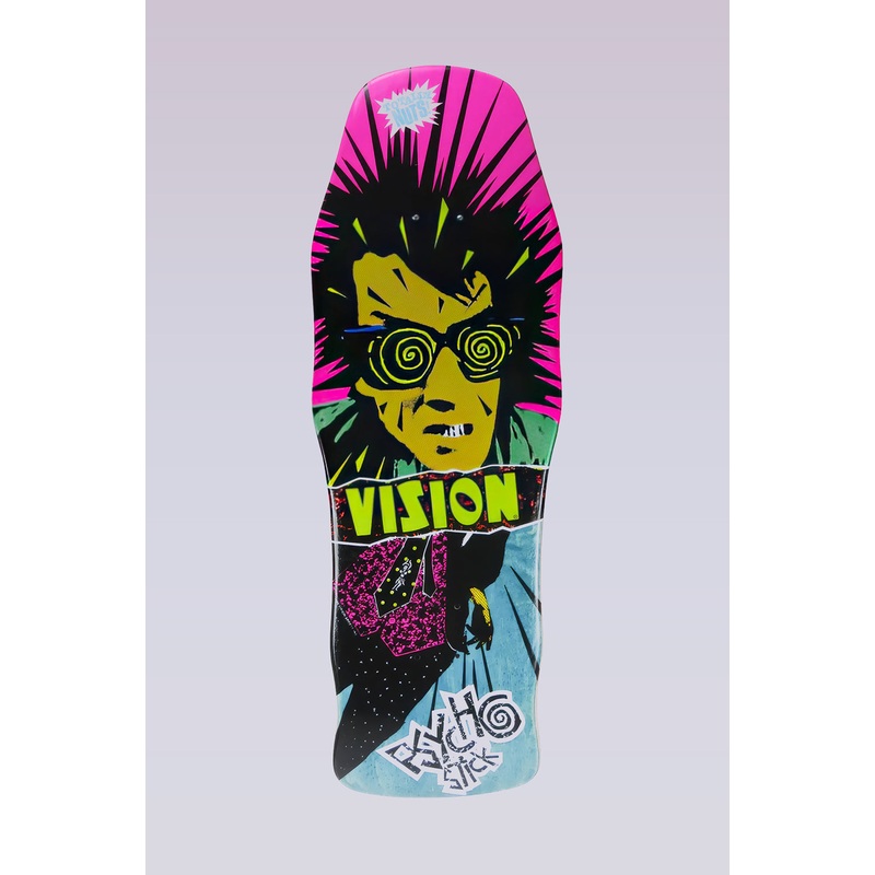 Original Psycho Stick – Skateboard Deck – 10″X30″ – Turquoise Stain