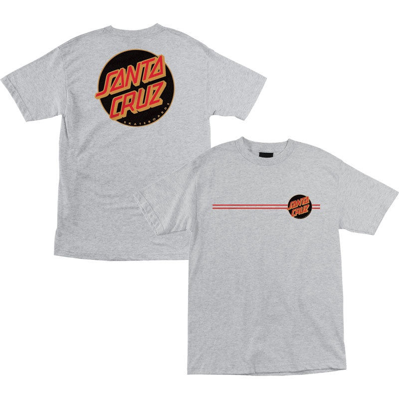 SANTA CRUZ T-SHIRT OTHER DOT HEATHER GREY SMALL
