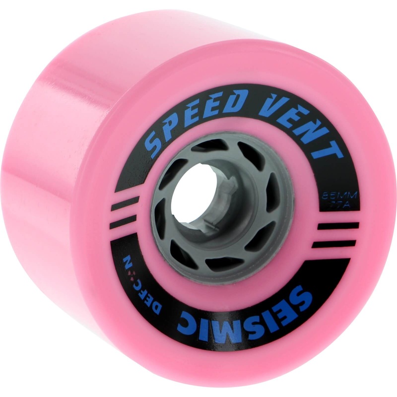 Seismic Speed Vent Defcon Wheels 85x52mm 77a – Bubblegum/Grey (Set of 4)