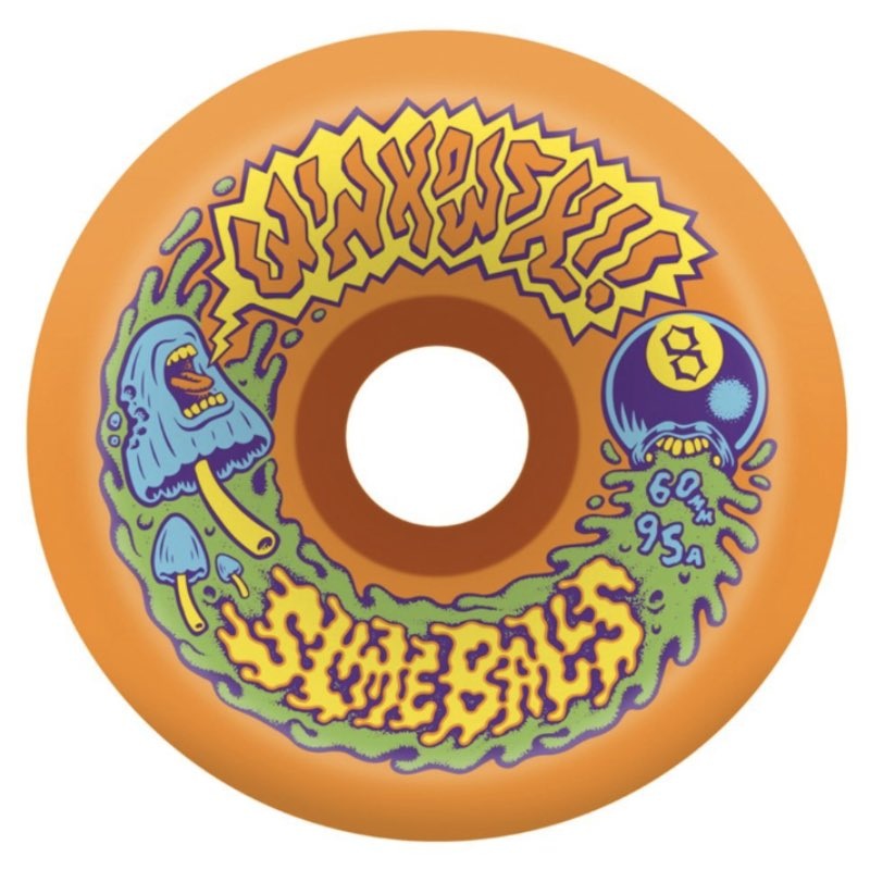 SLIME BALLS WHEELS WINKOWSKI VOMITS ORANGE 95A (60MM) 60MM
