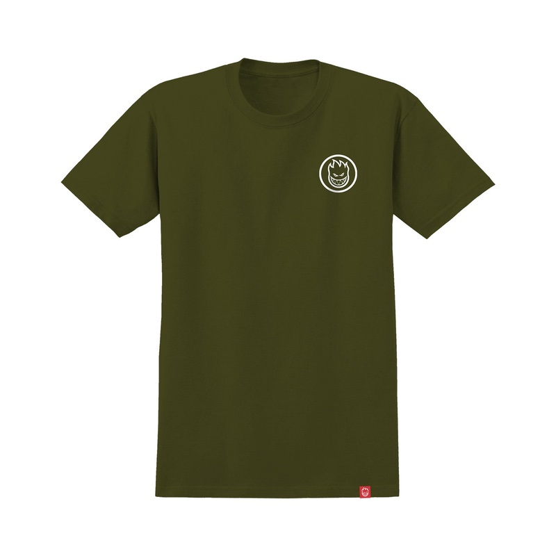 Spitfire Classic Swirl T-Shirt S Military Green