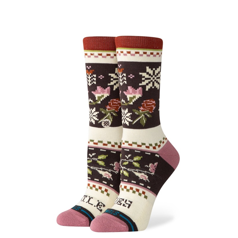 STANCE SOCKS WOMENS MISTLING TOES DUSTY ROSE SMALL