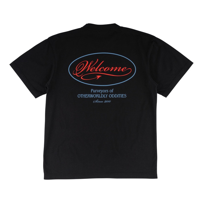 Trade Printed Boxy Garment-Dyed Tee – Black Small
