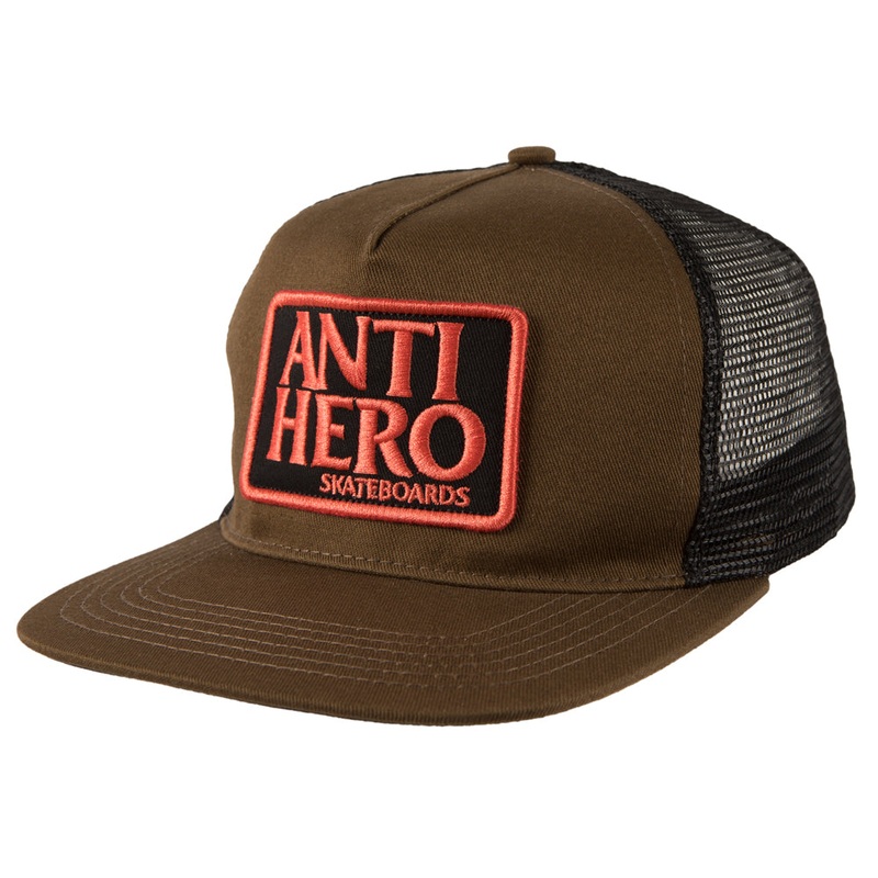 ANTIHERO RESERVE PATCH SNAPBACK HAT BROWN