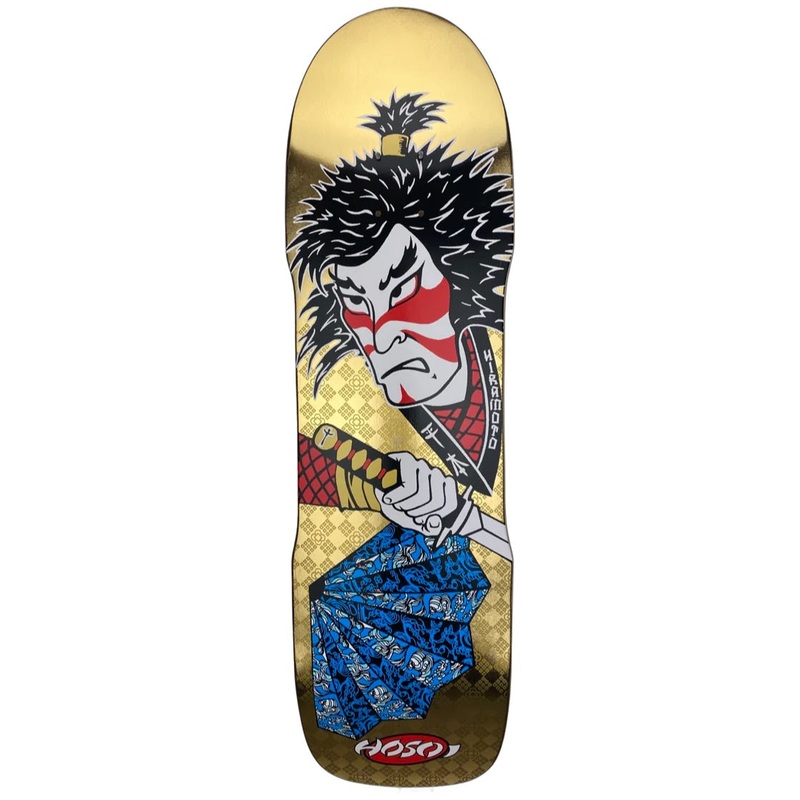 Hosoi Lonny Hiramoto Samurai Deck – 9″ Gold