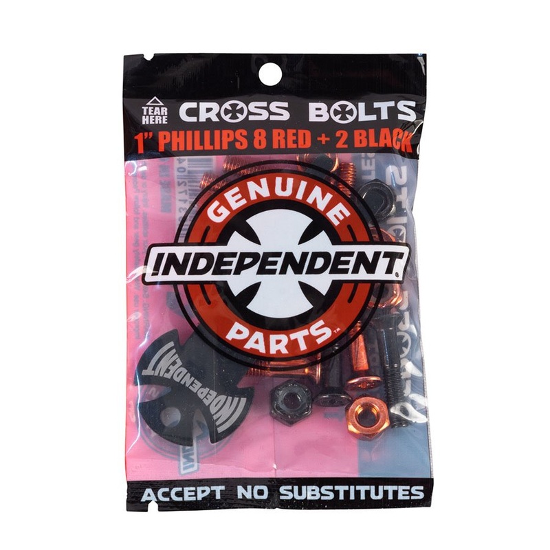 INDEPENDENT HARDWARE W/TOOL RED/BLACK PHILLIPS 1″