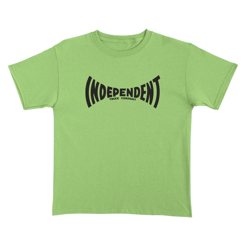 INDEPENDENT YOUTH TEE SPAN LIME SMALL