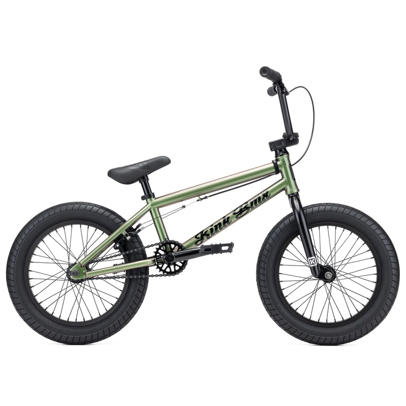 Kink 2026 Carve 16 Complete BMX Bike – Patina Green Green