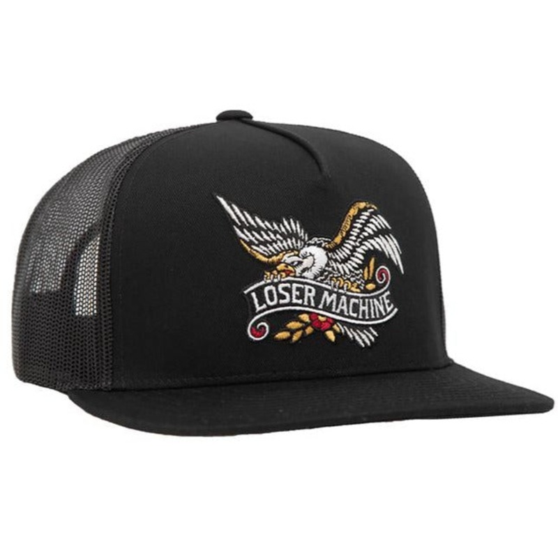 LOSER MACHINE GLORY TRUCKER SNAPBACK BLACK/BLACK