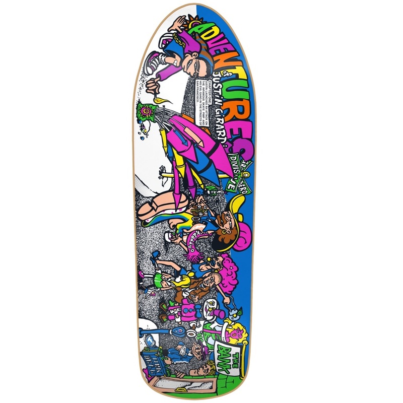 New Deal Adventures of Justin Girard SP Skateboard Deck – 9.72