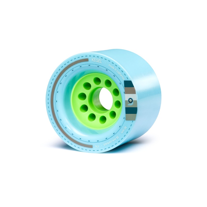 Orangatang Kegel Longboard Wheels 80mm 77a – Blue (Set of 4)